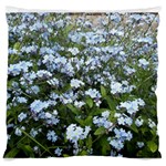 Blue Forget-me-not flowers Standard Flano Cushion Case (Two Sides)