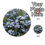 Little Blue Forget-me-not flowers Multi-purpose Cards (Round) 