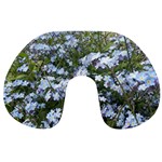 Little Blue Forget-me-not flowers Travel Neck Pillows