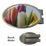 Colored by Tulips Money Clips (Oval) 