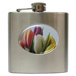 Colored by Tulips Hip Flask (6 oz)