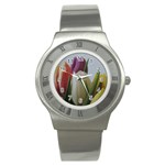 Colored by Tulips Stainless Steel Watch