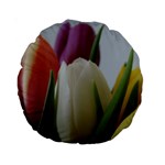 Colored by Tulips Standard 15  Premium Round Cushions