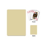 Gold Yellow color design Playing Cards (Mini) 