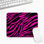 pink zebra  Small Mousepad