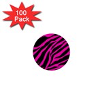 pink zebra  1  Mini Button (100 pack) 