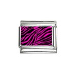 pink zebra  Italian Charm (9mm)