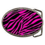 pink zebra  Belt Buckle