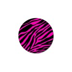 pink zebra  Golf Ball Marker