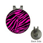 pink zebra  Golf Ball Marker Hat Clip