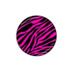 pink zebra  Hat Clip Ball Marker (4 pack)