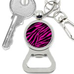 pink zebra  Bottle Opener Key Chain