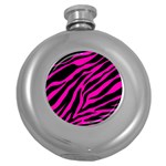 pink zebra  Hip Flask (5 oz)