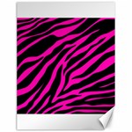 pink zebra  Canvas 18  x 24 