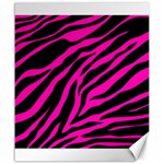 pink zebra  Canvas 20  x 24 