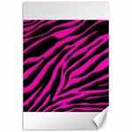 pink zebra  Canvas 24  x 36 