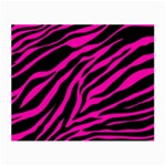 pink zebra  Small Glasses Cloth (2 Sides)