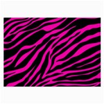 pink zebra  Large Glasses Cloth