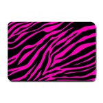 pink zebra  Small Doormat