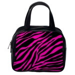 pink zebra  Classic Handbag (One Side)