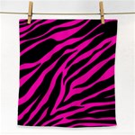 pink zebra  Face Towel