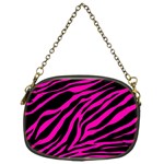 pink zebra  Chain Purse (Two Sides)