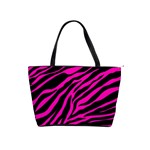 pink zebra  Classic Shoulder Handbag