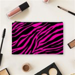 pink zebra  Cosmetic Bag (Medium)