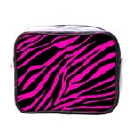 pink zebra  Mini Toiletries Bag (One Side)