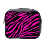 pink zebra  Mini Toiletries Bag (Two Sides)