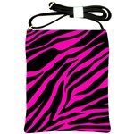 pink zebra  Shoulder Sling Bag