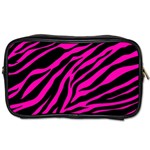 pink zebra  Toiletries Bag (One Side)