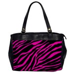 pink zebra  Oversize Office Handbag