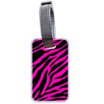 pink zebra  Luggage Tag (two sides)