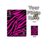 pink zebra  Playing Cards 54 (Mini)