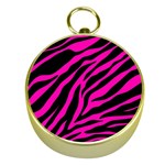 pink zebra  Gold Compass