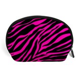 pink zebra  Accessory Pouch (Large)