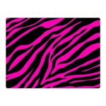 pink zebra  Double Sided Flano Blanket (Mini)