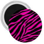 pink zebra  3  Magnet