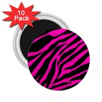 pink zebra  2.25  Magnet (10 pack)