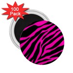 pink zebra  2.25  Magnet (100 pack) 