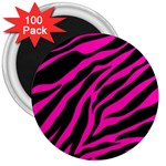 pink zebra  3  Magnet (100 pack)