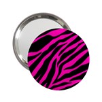 pink zebra  2.25  Handbag Mirror