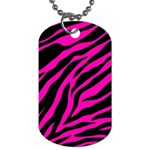 pink zebra  Dog Tag (One Side)