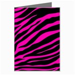 pink zebra  Greeting Card