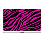 pink zebra  Business Card Holder