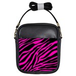 pink zebra  Girls Sling Bag