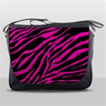 pink zebra  Messenger Bag