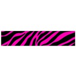 pink zebra  Flano Scarf (Small)