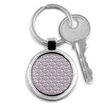 hologram unicorn emoji  Key Chain (Round)